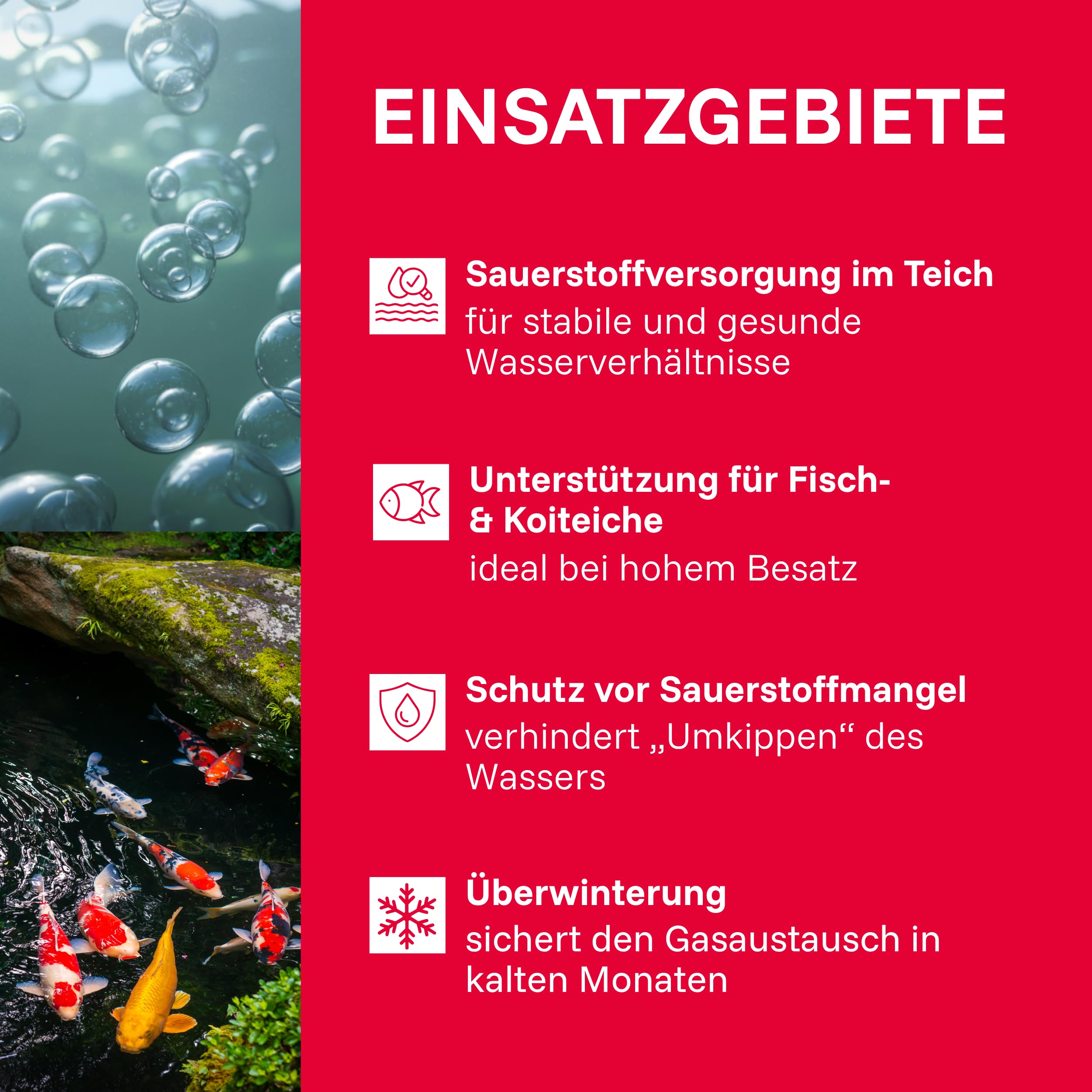T.I.P. Teichbelüftungsset API 1000/4, regelbare Pumpe 450–900 l/h – Belüfter für Teich & Aquarium, inkl. Zubehör, Eisfreihaltefunktion, leise & energiesparend