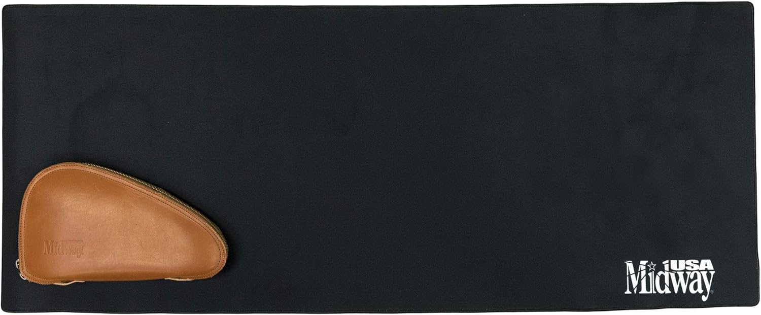 MidwayUSA Gun Cleaning Mat Large 20" x 48" Black