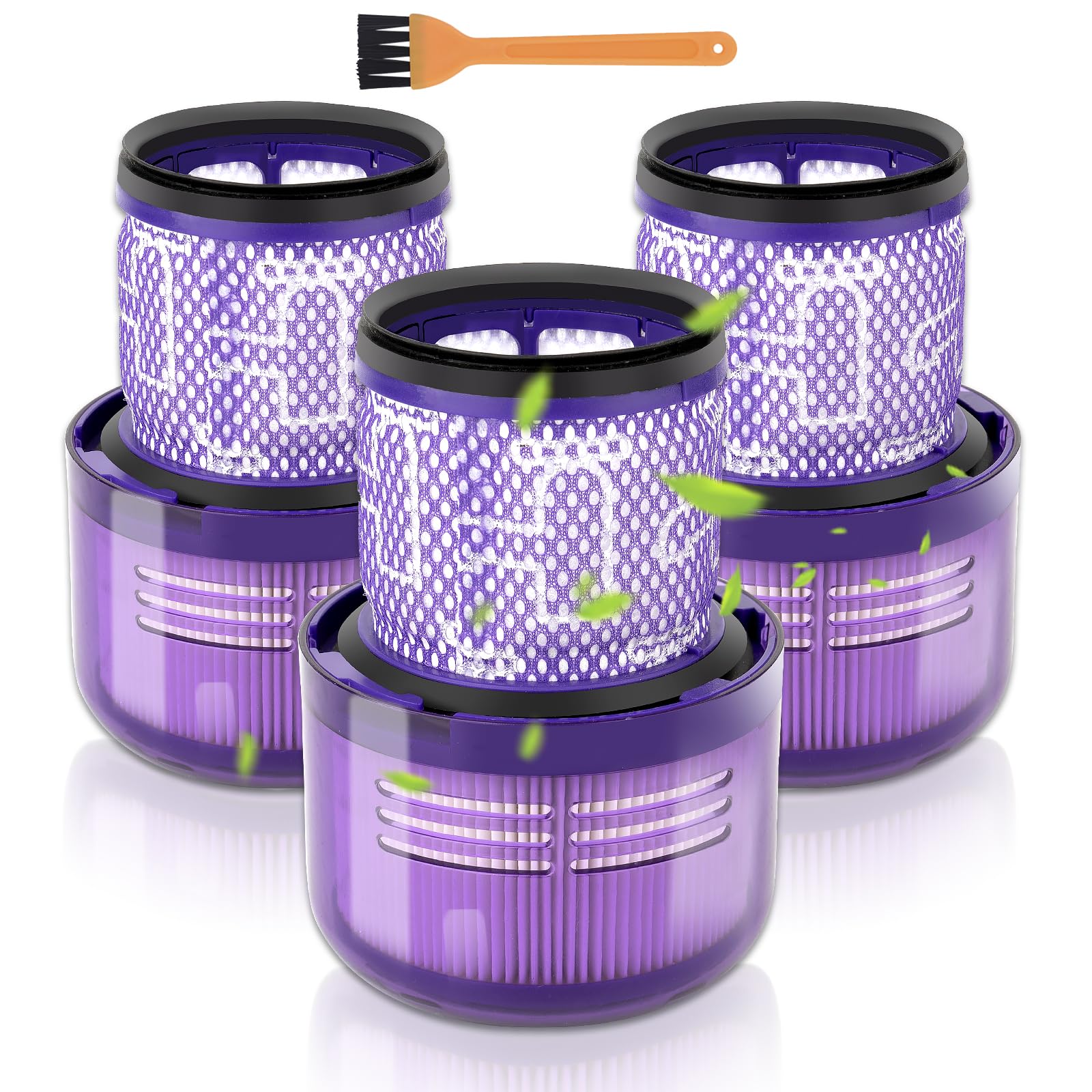 (3 Pack) V11 Replacement Vacuum Filters for V11 Animal, V11 Torque Drive, V11 Complete, V11 Extra, V11 Absolute, V11 Cordless, V15 Detect, SV22 SV28 SV14 SV15 SV17, Compare 970013-02