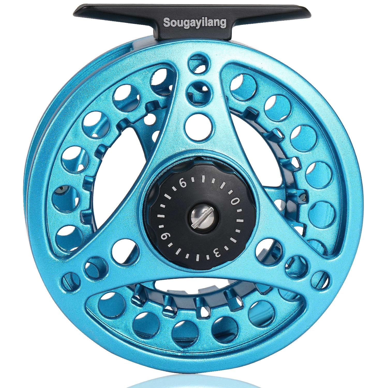 SougayilangFly Fishing Reel，Large Arbor With Diecast Aluminum Body Fly Reel-5/6,7/8 Weights，Essential Fly Reels For Beginners