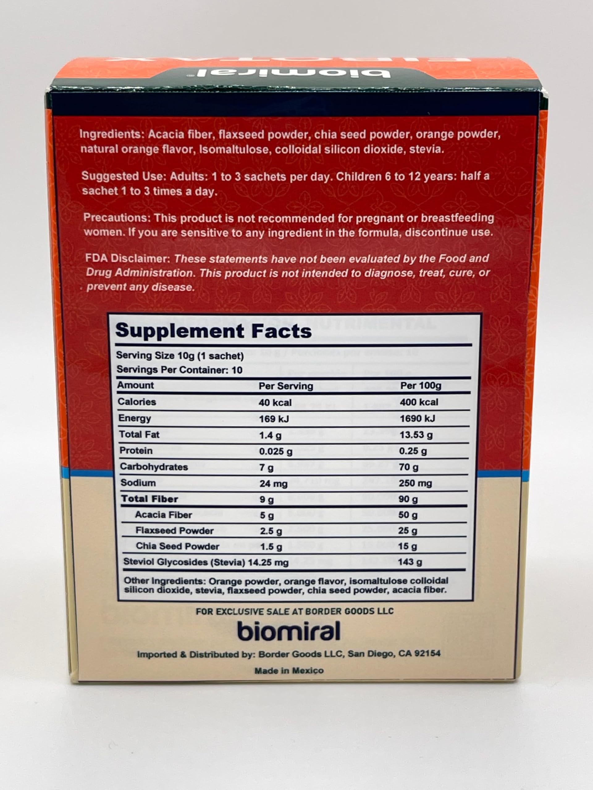 Amazon.com: Fibotax Acacia Fiber + Flaxseed & Chia Seed Powder