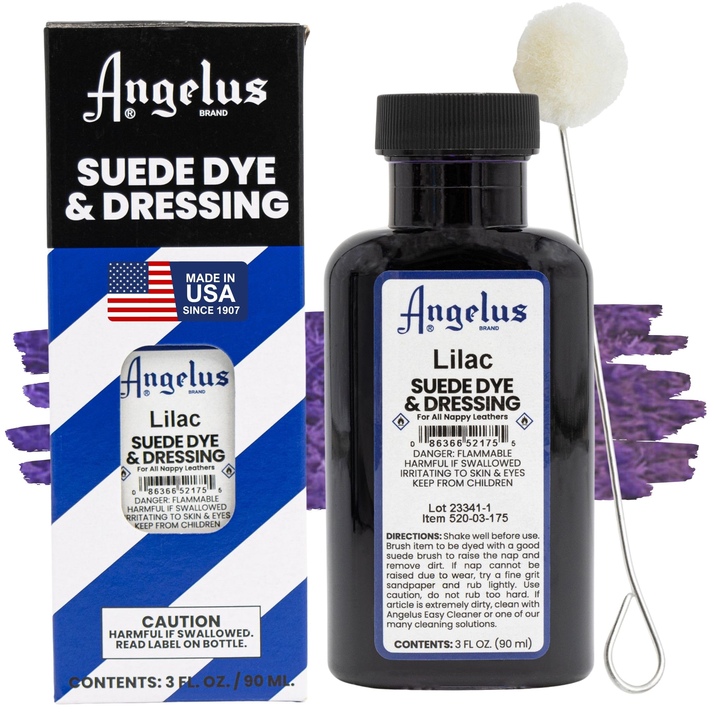 Amazon.com: Angelus Suede Dye - Lilac - 3 oz Premium Liquid Dye