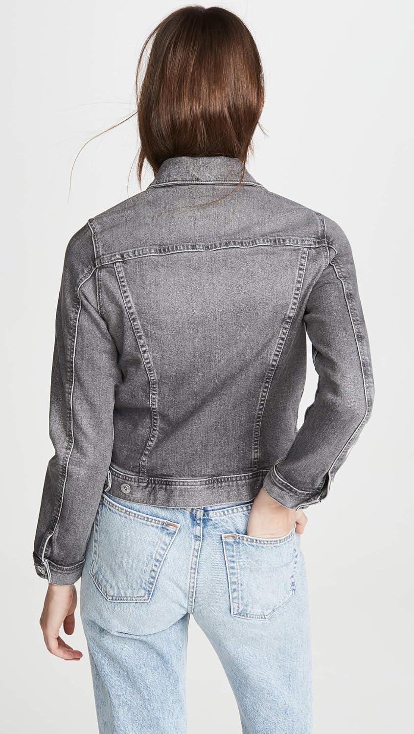 AG Adriano Goldschmied Women's Robyn Fitted Denim Jacket at  Women's Coats Shop