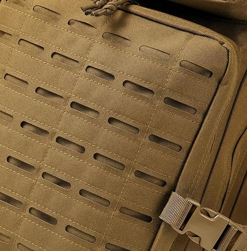 Miniatura 5 de QT&QY Mochilas tácticas militares de 45 l Molle Army Asalto Pack 3 días Bolsa para senderismo Treeking