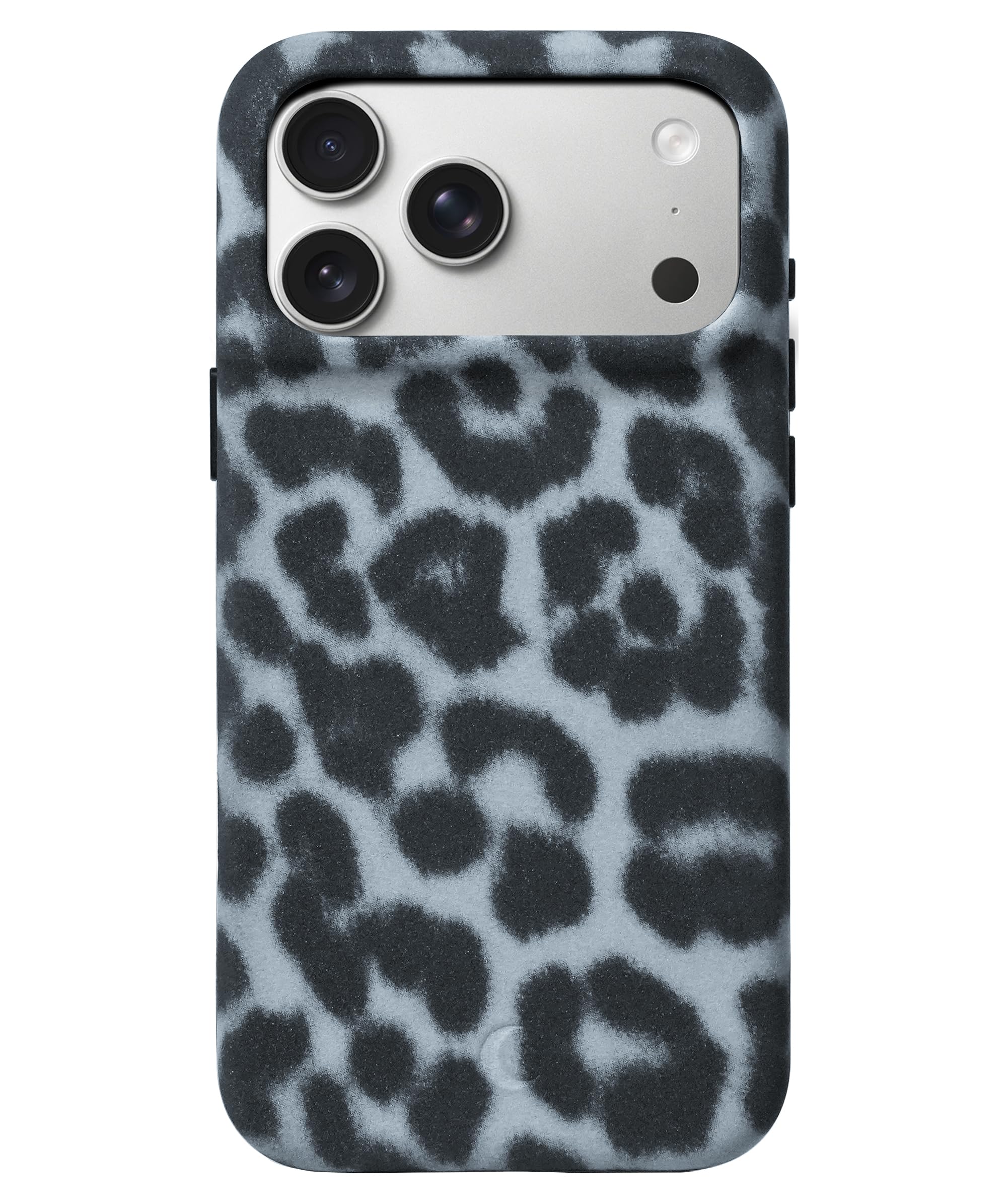 Luner - Funda para iPhone 17 Pro Max - Funda aterciopelada con estampado de leopardo [compatible con Magsafe] - Control de cámara y botón de IA - Fundas de diseño para mujer - Bonito estampado animal