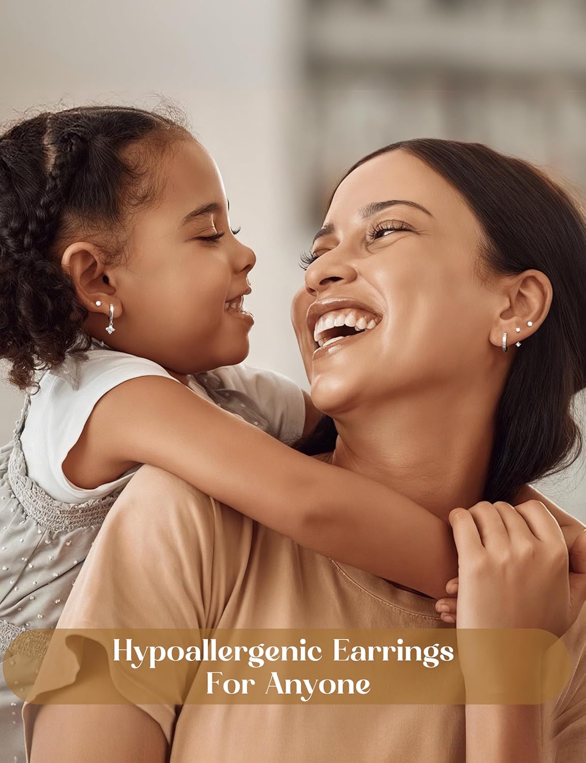 FUNRUN JEWELRY Hypoallergenic Flat Back Earrings for Women-14k Gold Plated Stainless Steel Helix & Cartilage Earrings Stacks,Dainty Hoop Stud Flatback Earring Sets for Multiple Piercing - Image 6