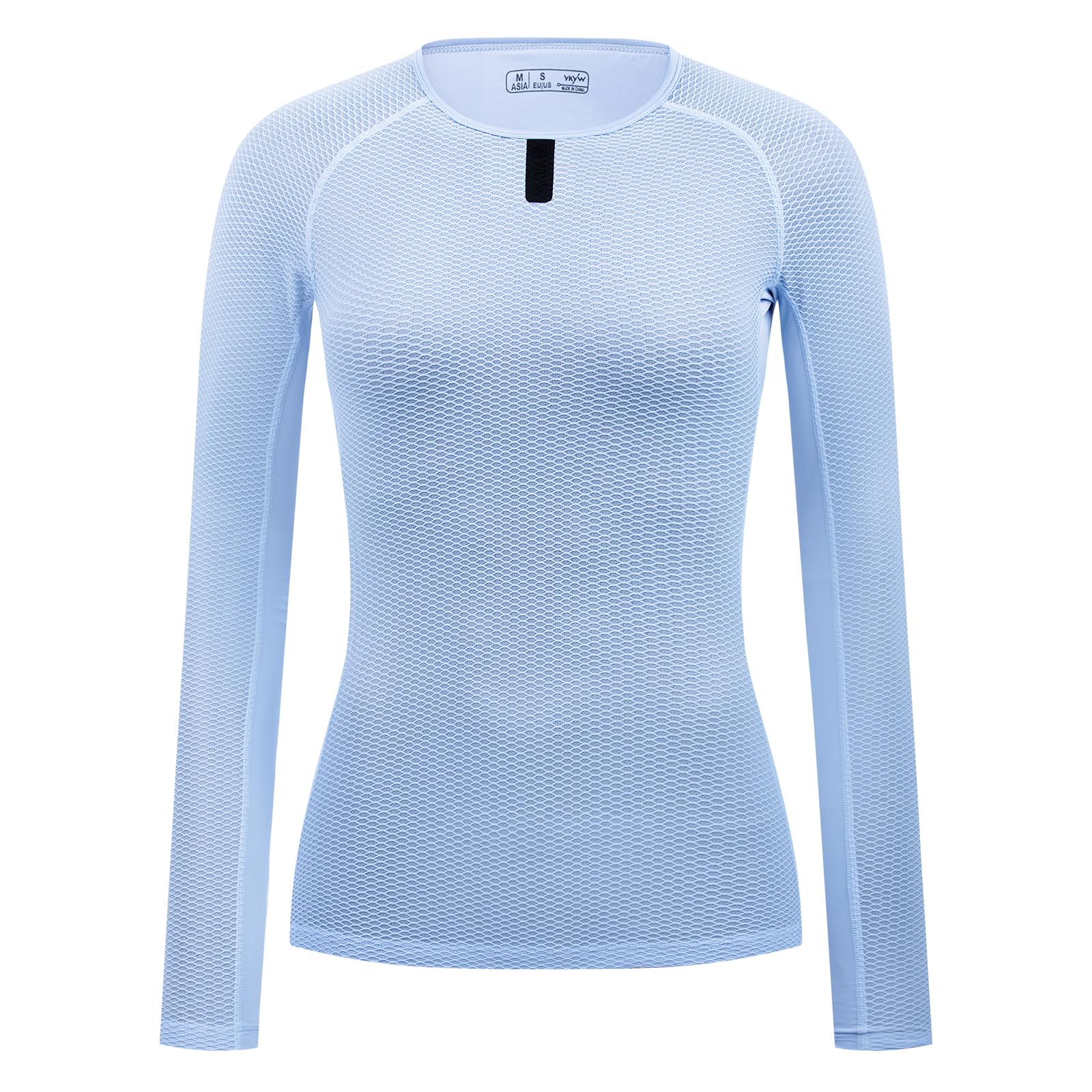 YKYWBIKE Cycling Base Layer Women Quick Dry Sleeveless Cycling Jersey Compression Mesh Undershirt Breathable Biker Shirts