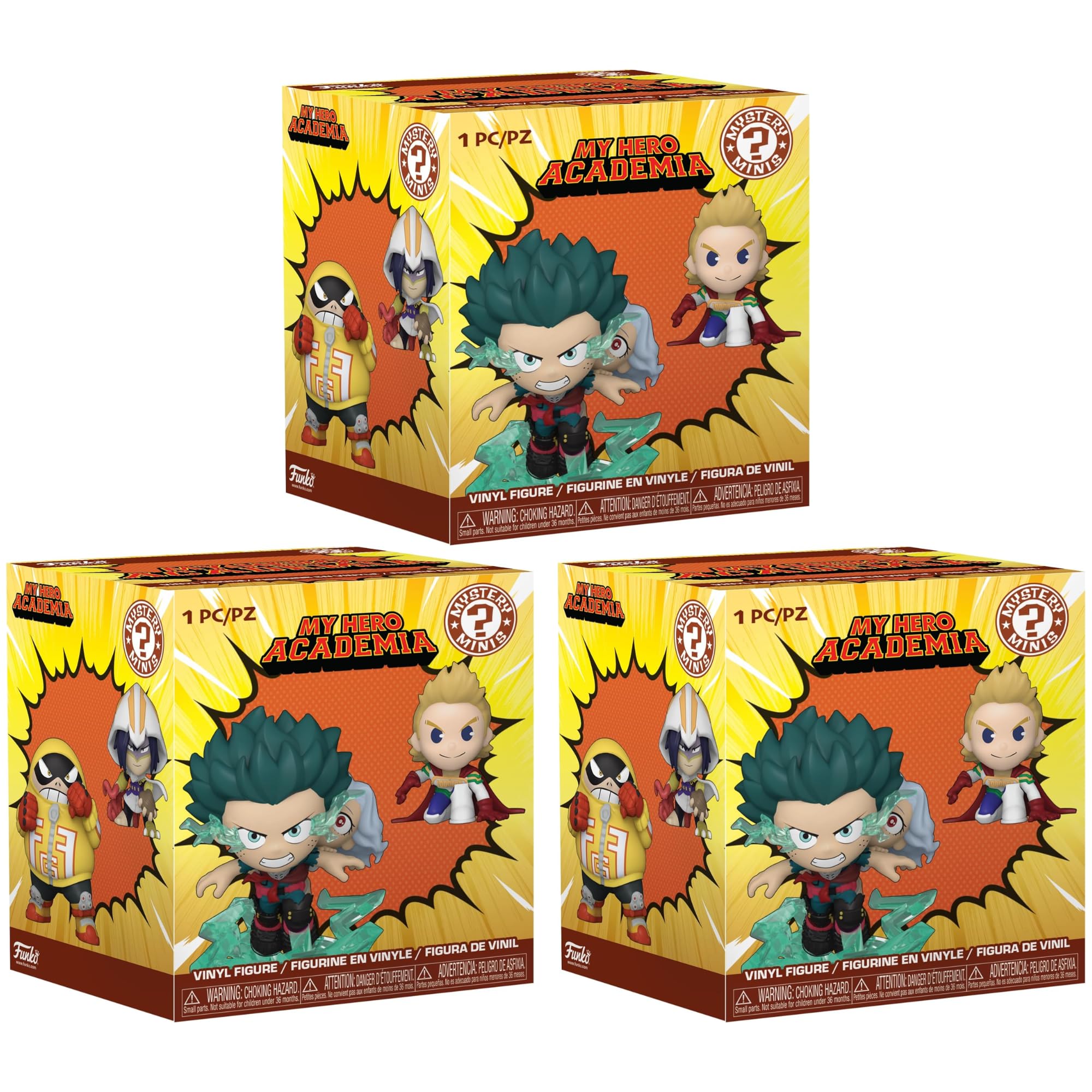 Funko Mystery Mini - My Hero Academia (MHA) - (MHA) - 1 Of 12 to Collect - Styles Vary - Collectable Vinyl Figure - Gift Idea - Official Merchandise - (Pack of 3) โ image 1