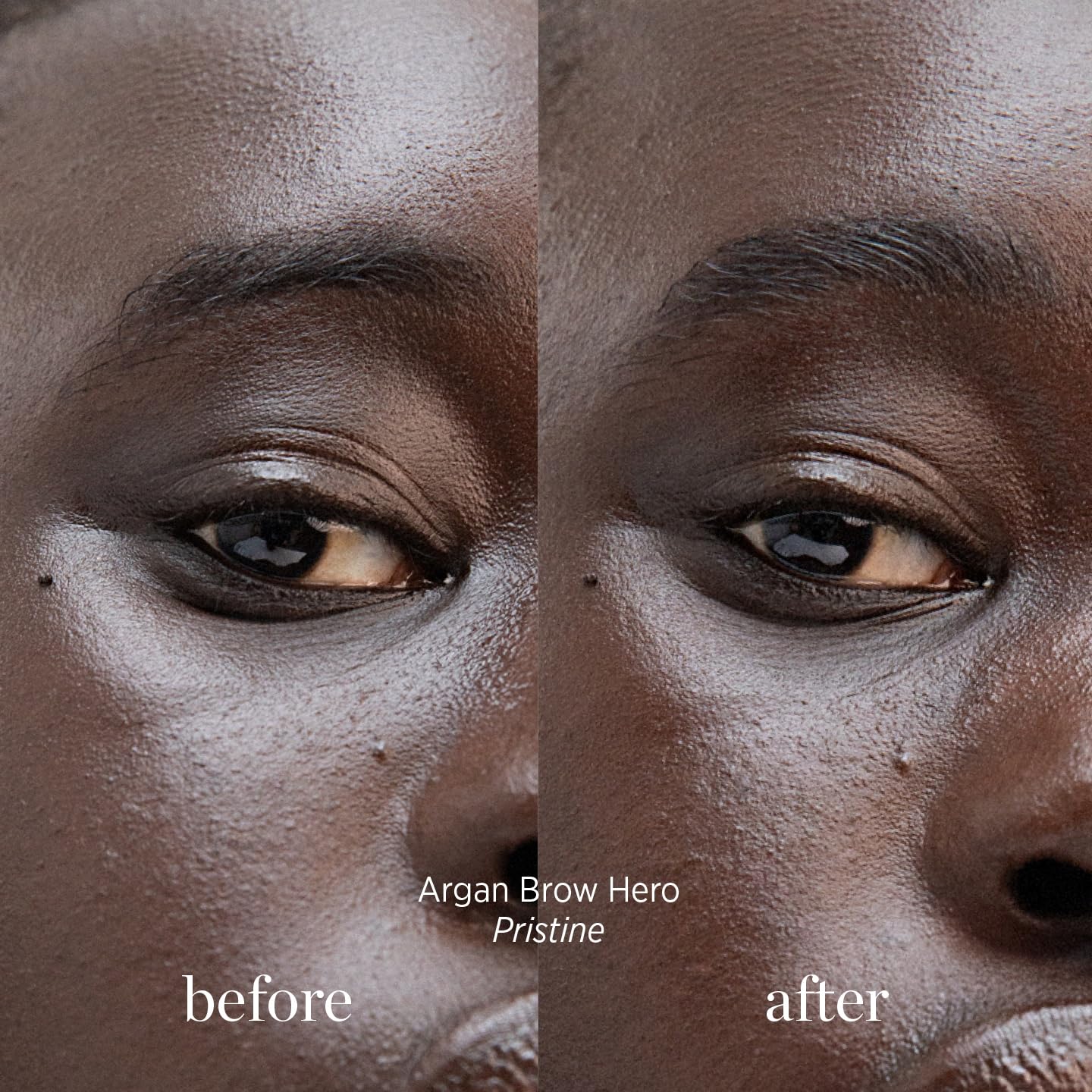 Ere Perez - Natural Argan Brow Hero | Tinted, Versatile, Conditioning | Omegas 3+6, Vitamin E, Castor Oil | Vegan, Cruelty-Free, Clean Beauty (Pristine, 0.12 oz | 3.5 ml)