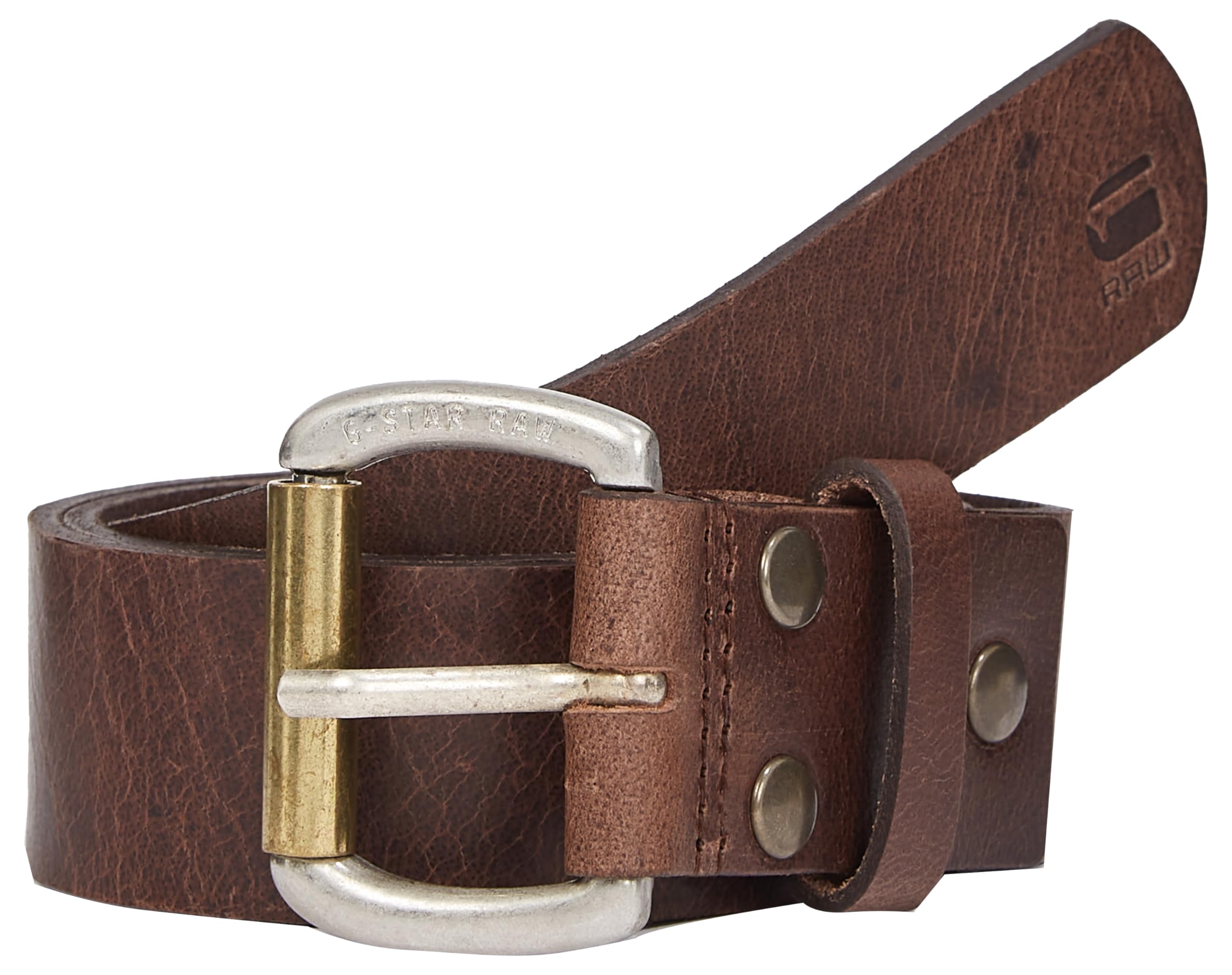 G-STAR RAW Men's Accessories, Metalic (Dk Brown/Oxide Stone D20177-3127-b298), 105