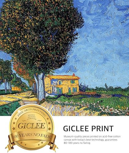 Vista 892 de DECORARTS - Almond Blossom Tree - Vincent Van Gogh Art Reproduction. Giclee Canvas Prints Wall Art for Home Decor 30x24