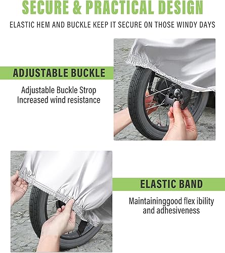 Miniatura 6 de Fundas para motocicleta, cubierta impermeable para exteriores, accesorios de automóvil, fundas para motocicleta con bolsa de almacenamiento, uso