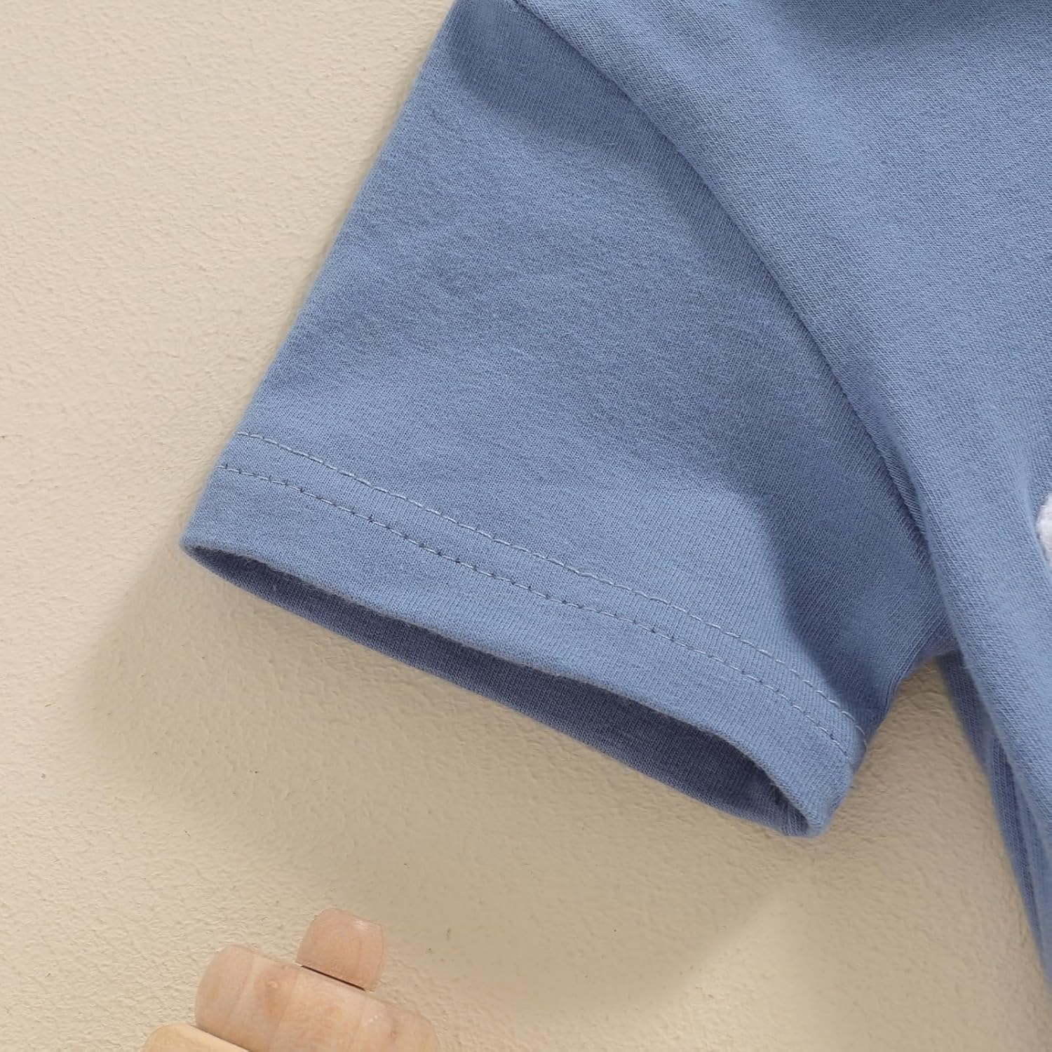 4th of July Baby Outfit Infant Boy Girl Short-Sleeve USA Embroidery Romper First July Fourth Shorts Jumpsuit - Image 5