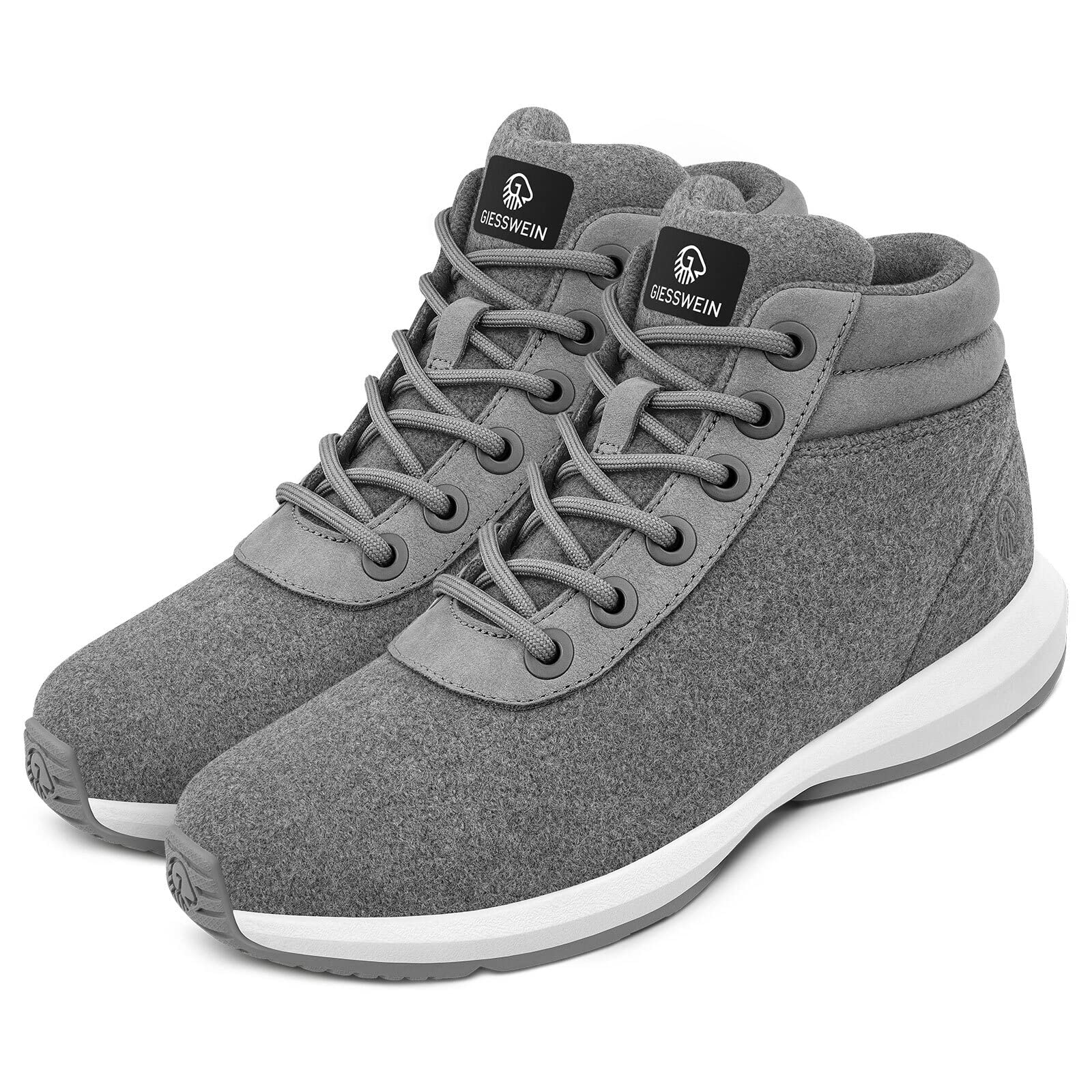 Giesswein Wool Sneaker High Top Men - Gefütterte Merino Schneestiefel | Kuschelig warme Merinowolle & High-Top-Schaft – Winter Outdoor Boots für Herren, durch Schnee, Matsch & City
