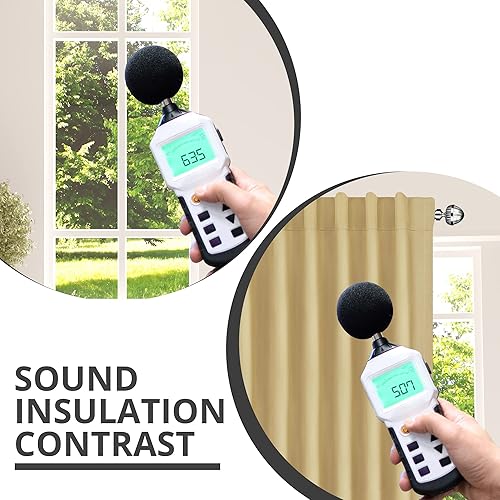 Miniatura 4 de Utopia Bedding Cortinas blackout para oscurecer la habitación y aislar térmicamente 2 paneles 7 pasadores traseros por panel 2 abrazaderas incluidas