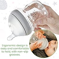 Vista 5 de Haakaa Generación 3. Tetinas de silicona para biberón, ortodoncia, anticólicos, cuello ancho, 100% silicona de grado médico, se adapta a todos