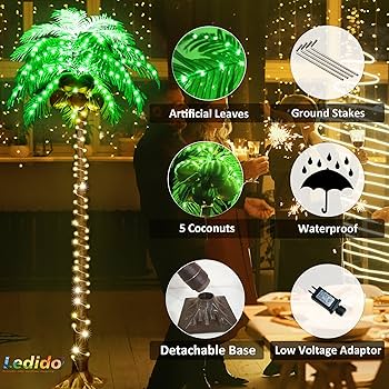 パームツリー型　スタンドライト　ハワイ パームツリー型 スタンドライト ハワイ