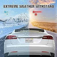 Vista 6 de DuraTech Marcos de matrícula de silicona, cubierta de placa resistente al óxido para coche, protector de placa a prueba de sonajero con kits