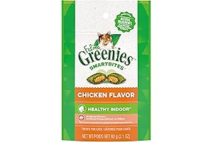 Greenies Smartbites Healthy Indoor Chicken Flavor Cat Treats