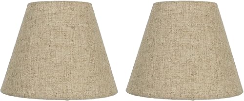 Miniatura 4 de Urbanest - Pantalla cónica rústica para lámpara, de 5.0 x 9.0 x 7.0pulgadas, con arandela de ajuste tipo araña