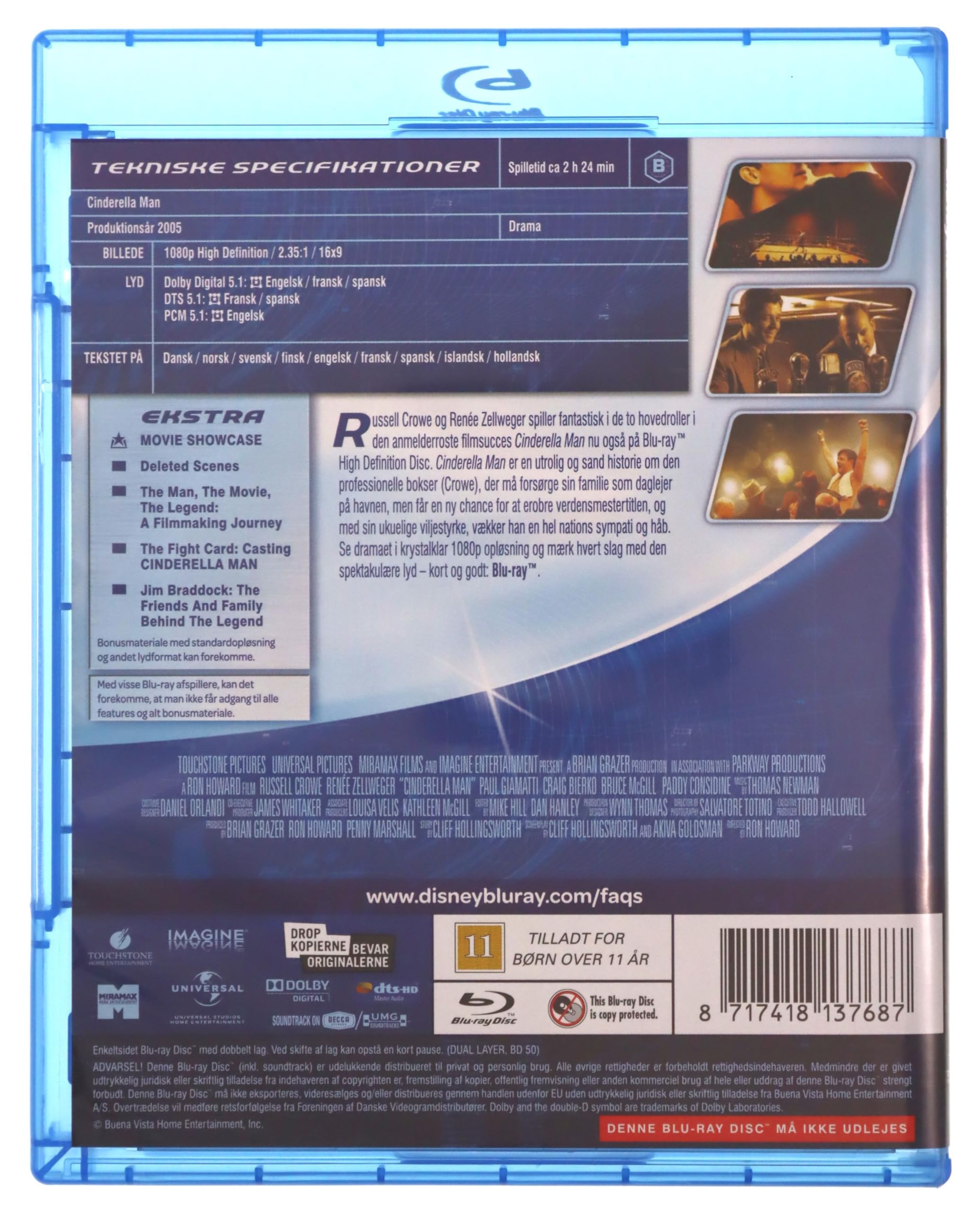 Amazon.com: Disney Cinderella Man - Blu Ray/Movies/Standard/Blu