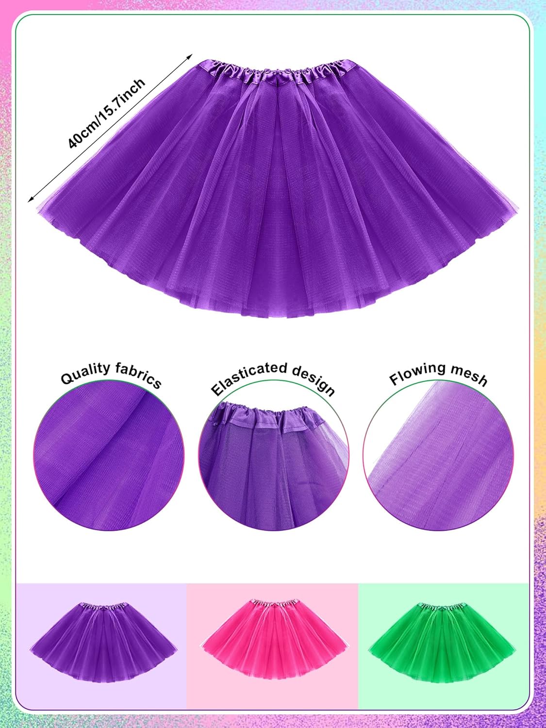 3 Sets Halloween Trio Costumes Squirrel Theodore Costume Accessories Include Squirrel Ears Headbands Microphone Headsets Ties and Tutu Skirts for Women Family Halloween Animal Costume