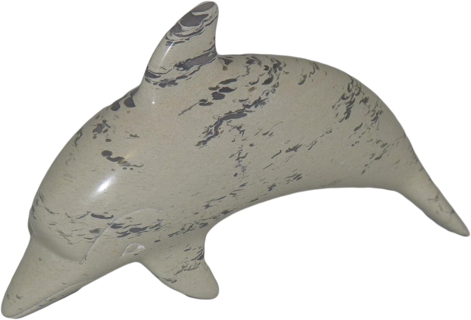 Hand Carved Soapstone Ornament Dolphin 28cm Home & Kitchen