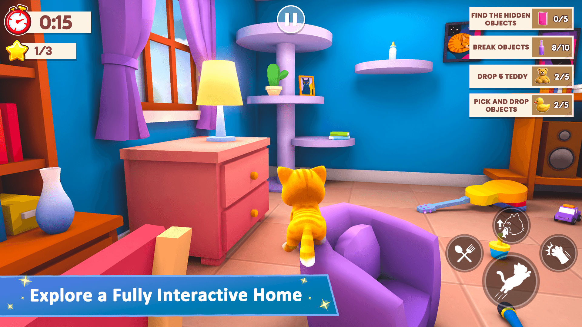 Cat Simulator Game - Kitty Escape, Prank & Pet Games - App on Amazon ...