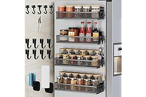 Magnetic Spice Rack, Refrigerator Spice Organizer - 2024 Camper Must Haves Upgraded...