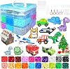 11000 Fuse Beads Kit for Kids-20 Colors 5mm Bead Craft Set with Storage Box, Pegboard,Ironing Paper and Accessories, DIY Craft Kits, Arts and Crafts Set Toys Gifts for Girls & Boys Birthday Christmas