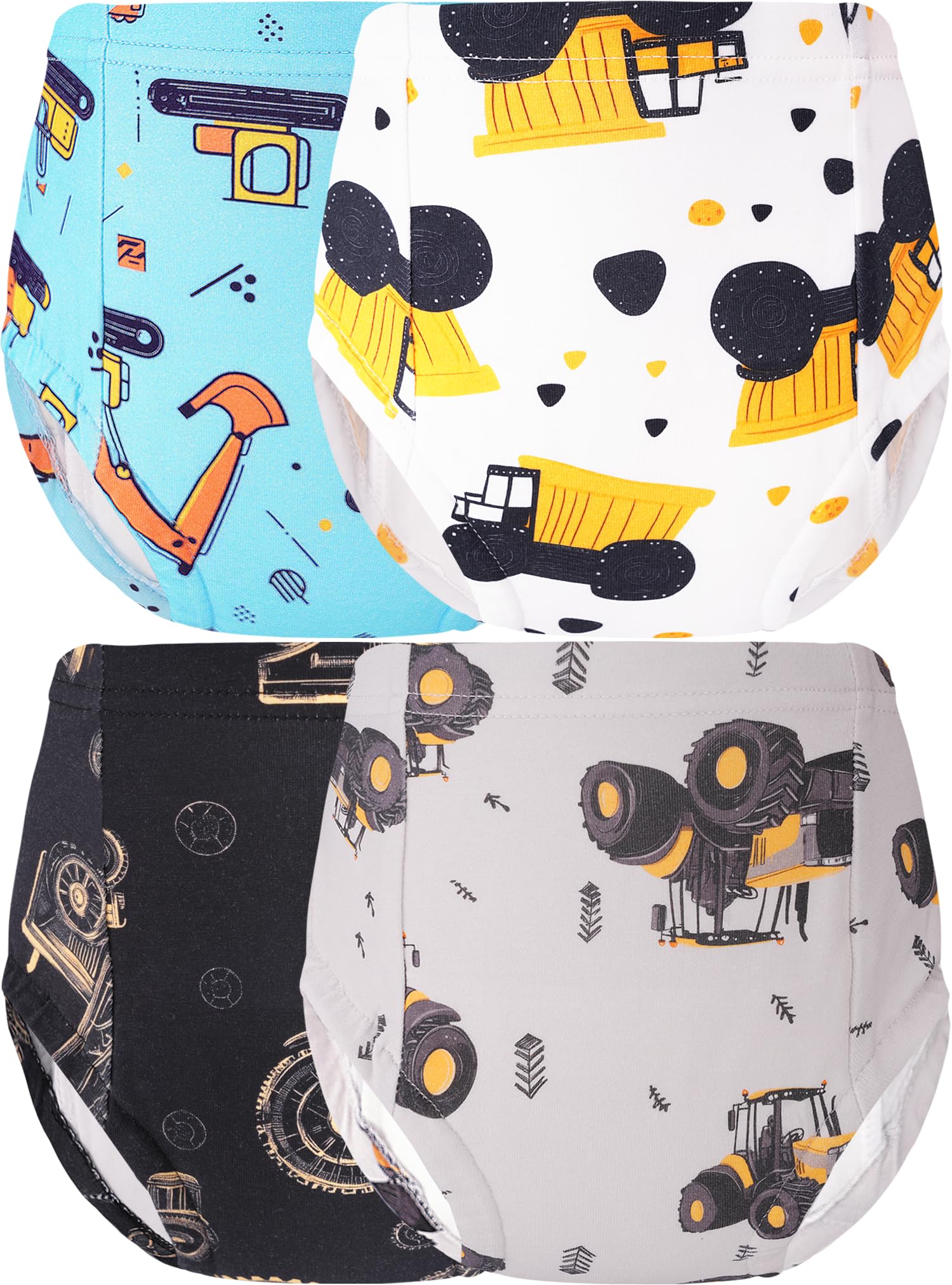 Boys Potty Training Underwear Pee Pants Cotton Absorbent Leak Resistant 4-Pack For Toddler 2t 3t 4t 5t 6