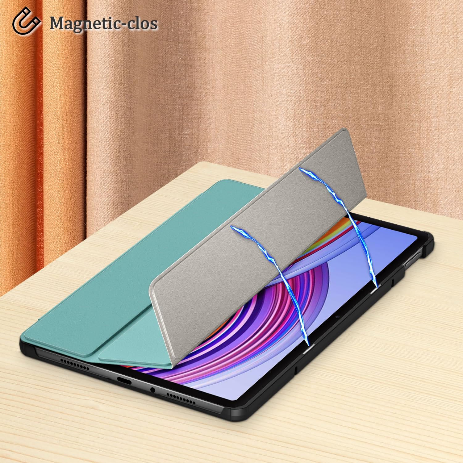 Schutzhülle Mit Ständer Für Xiaomi Redmi Pad Pro / Poco Pad 2024 (12,1 Zoll) – Auto Sleep/Wake, Grün