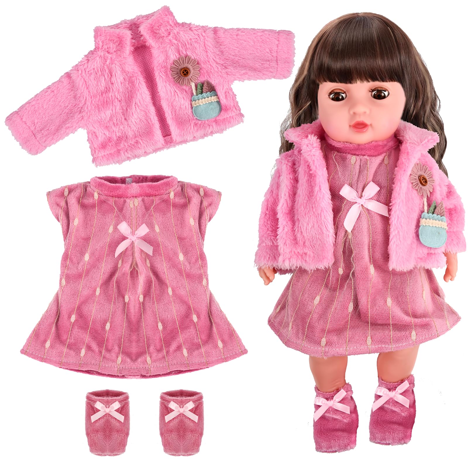 ZITA ELEMENT 35,6-40,6 cm Vêtements pour poupée bébé, robes, tenues de