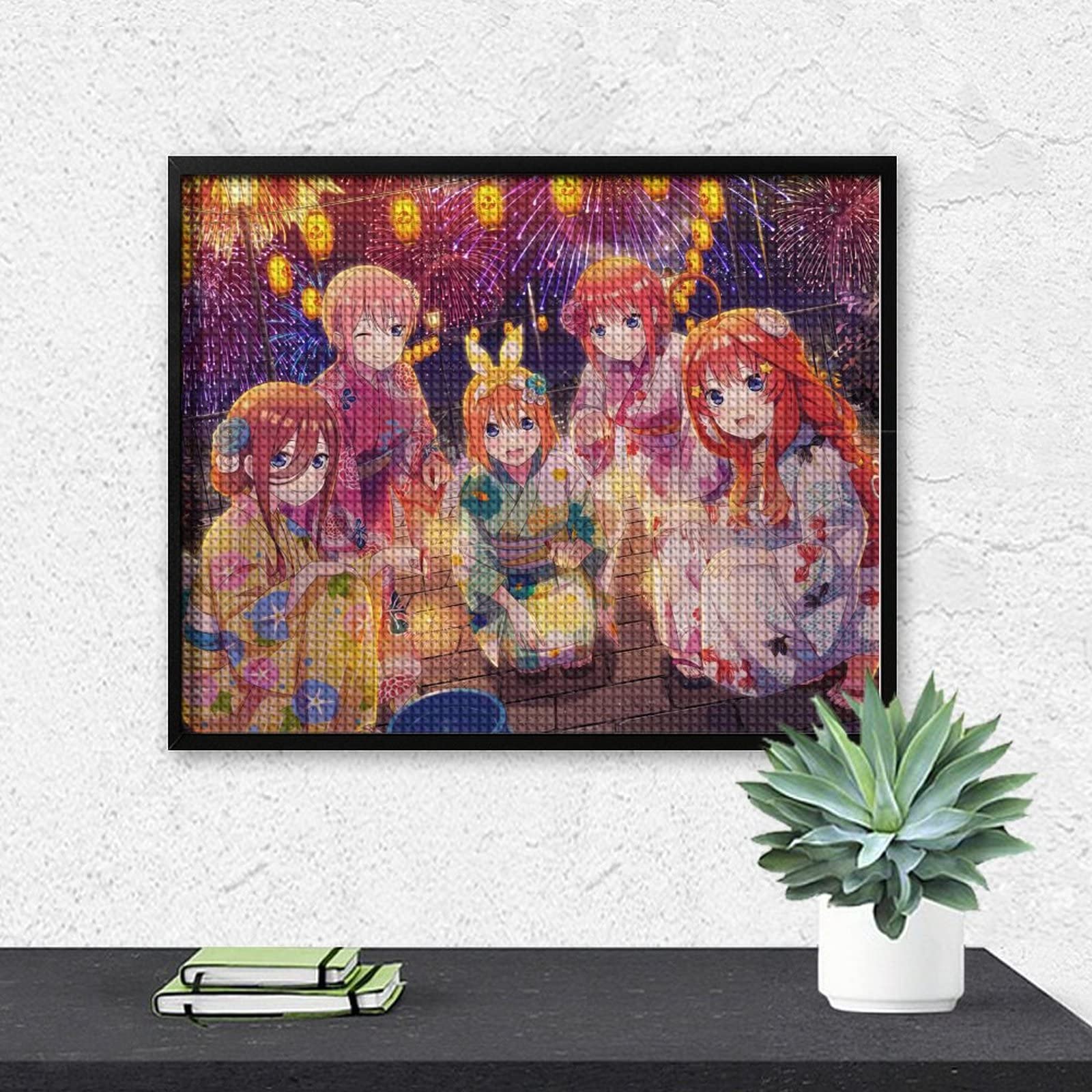 Amazon.co.jp: 五等分の花嫁 ダイヤモンドアート 四角いビーズ アニメ