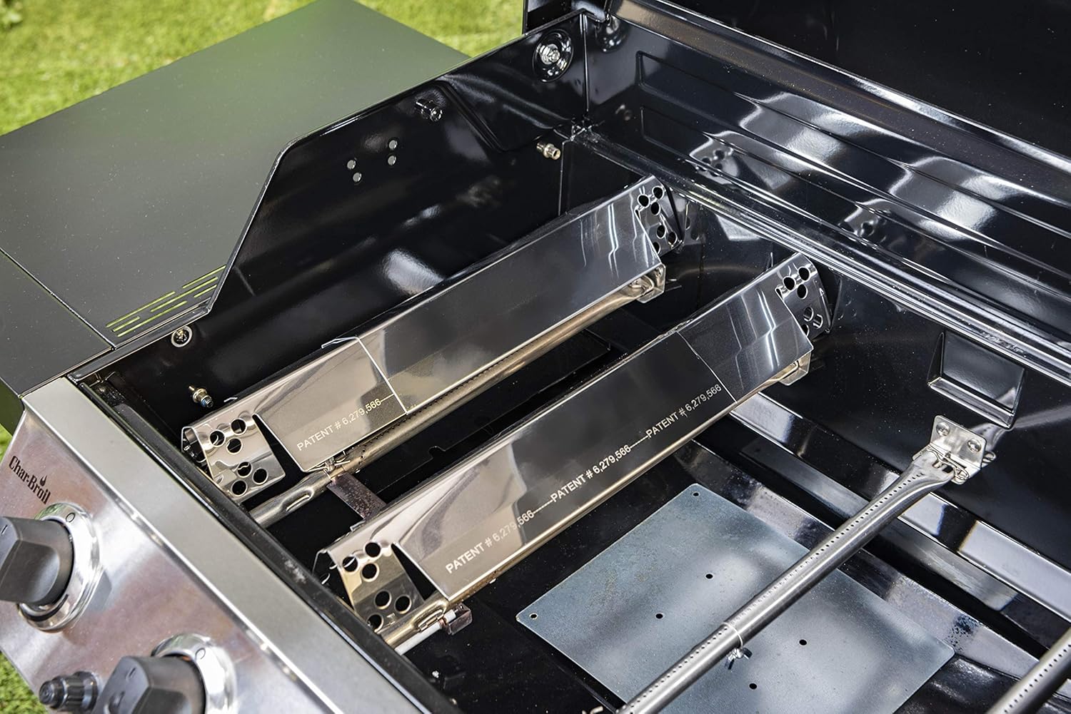 Char-Broil 8945289P12 Universal 2-Piece Stainless Steel Heat Tent, Silver : Patio, Lawn & Garden