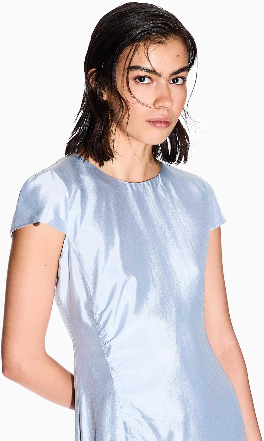 Armani Exchange Women's Cap Sleeve Dress with Slit - Image 4