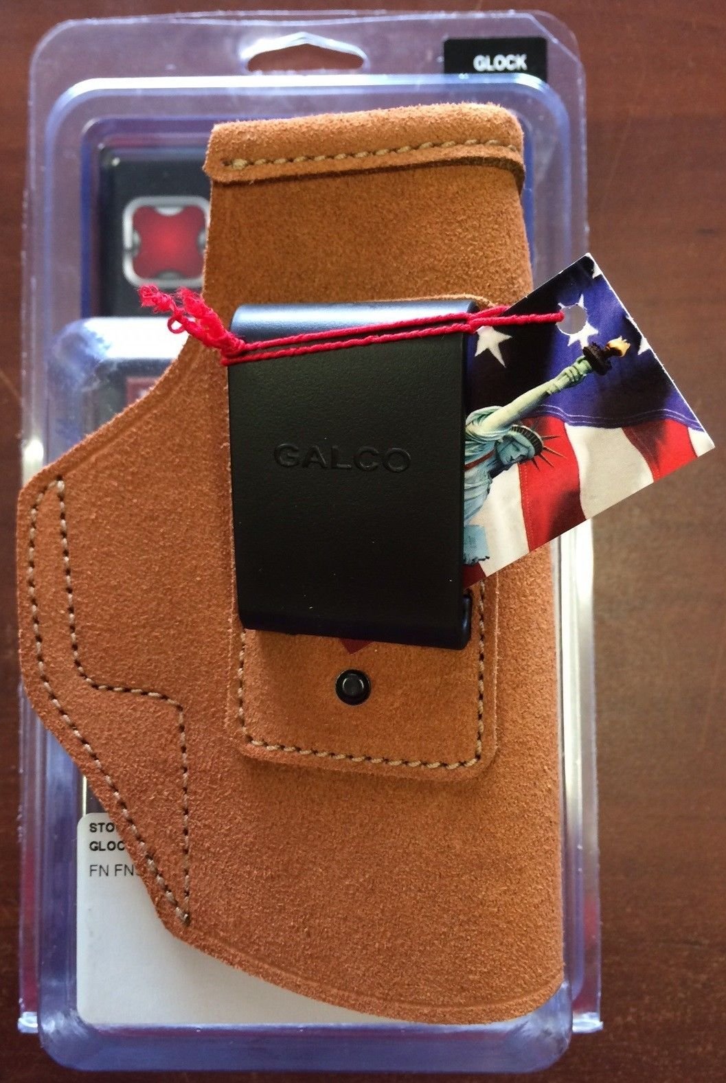 Galco Stow-N-Go Inside The Pant Holster for Glock 19, 23, 32 (Natural, Right-Hand)