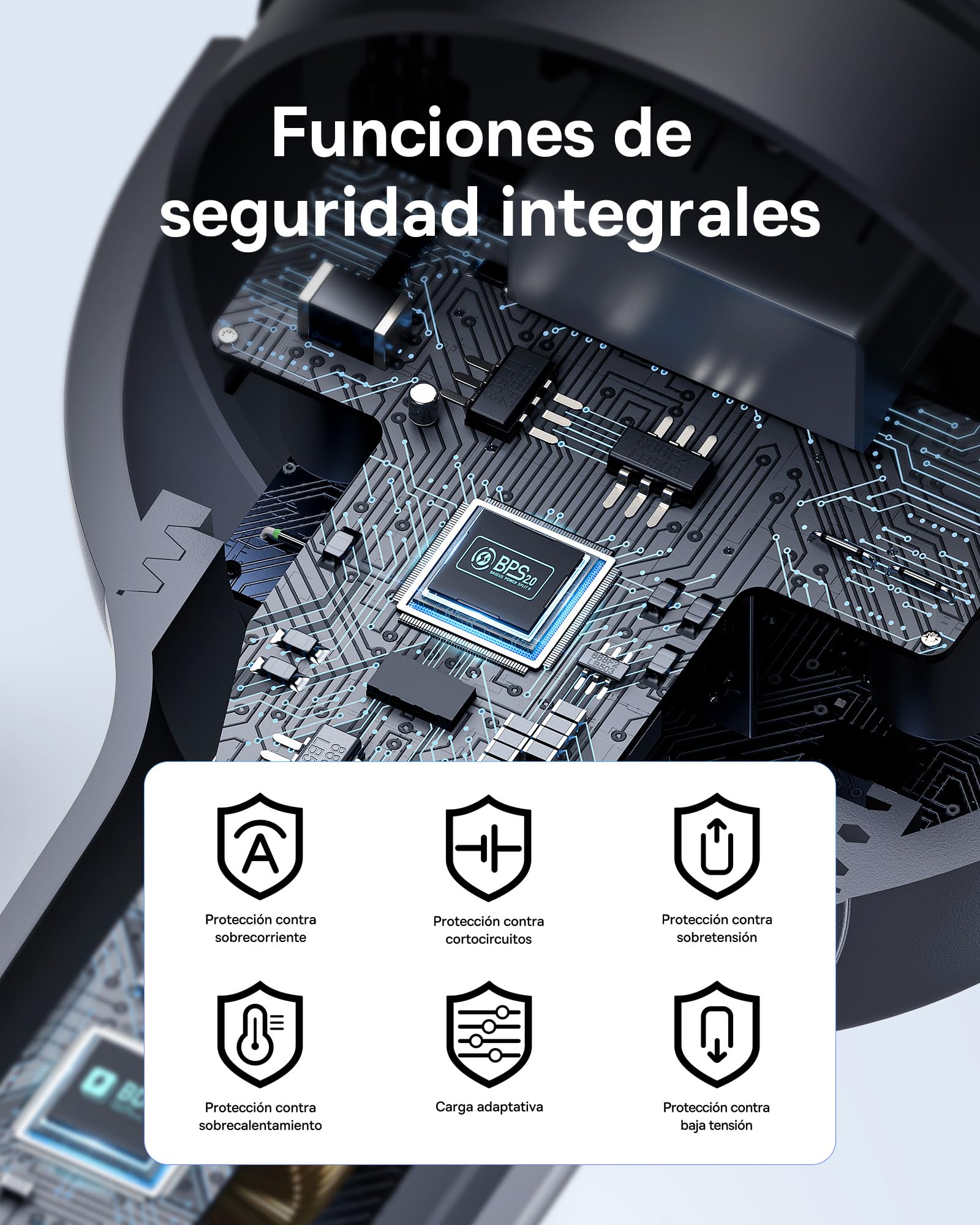 Baseus 152.5W Cargador Coche Carga Rapida 3 Puertos, RGB Cargador Mechero Coche y Cable USB C 100W, Adaptador Mechero Coche para MacBook Pro/Air, iPhone 16/15/14/13, Samsung S24/S23, iPad, AirPods etc