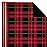 WRAPAHOLIC Reversible Plaid Wrapping Paper - Mini Roll - 17 Inch x 33 Feet - Red and Black Plaid Christmas Wrapping Paper for Christmas, Birthday, Baby Shower, Holiday