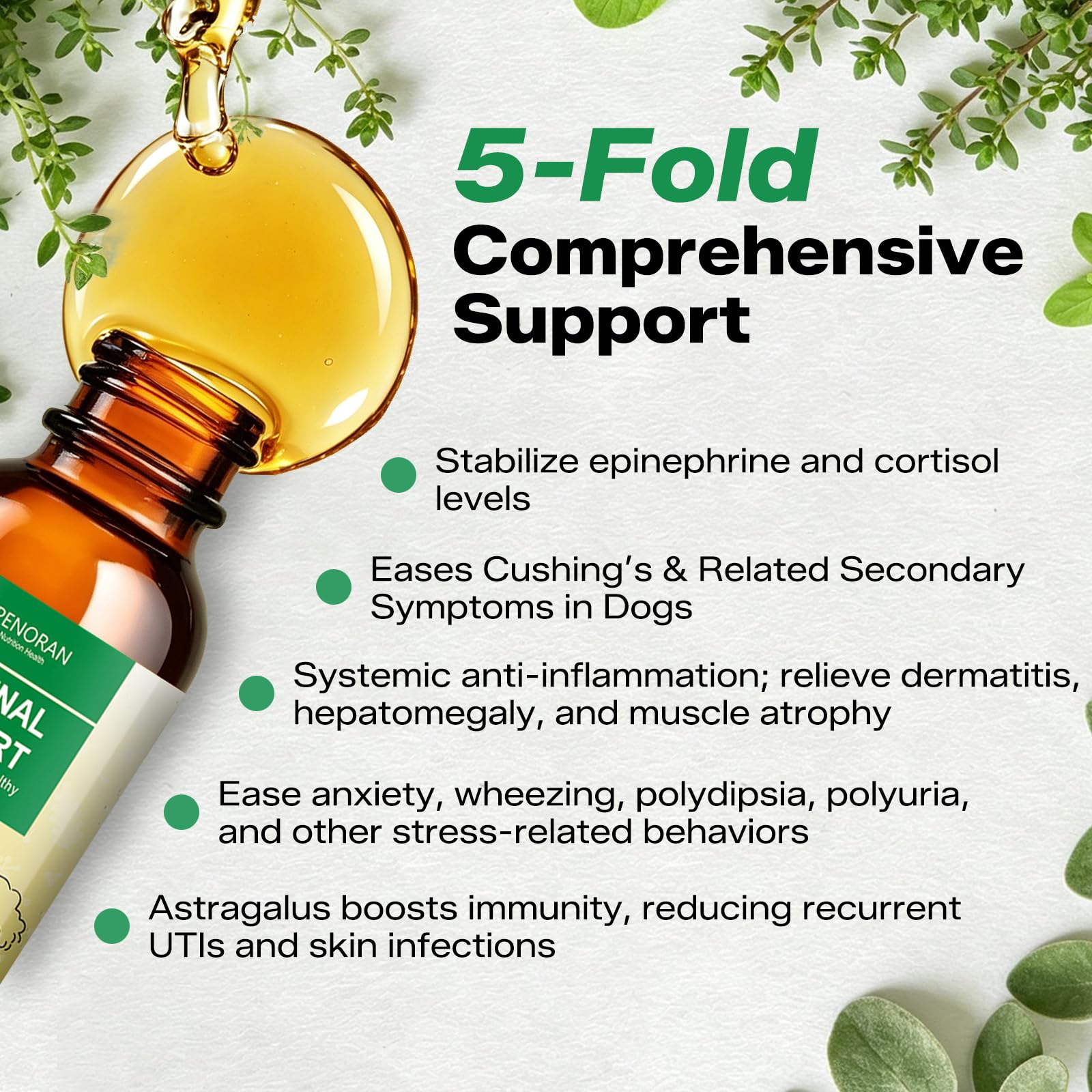 Adrenal Balance Harmony Drops for Dogs, Relieve Cushing's Liquid — Amazon image 3