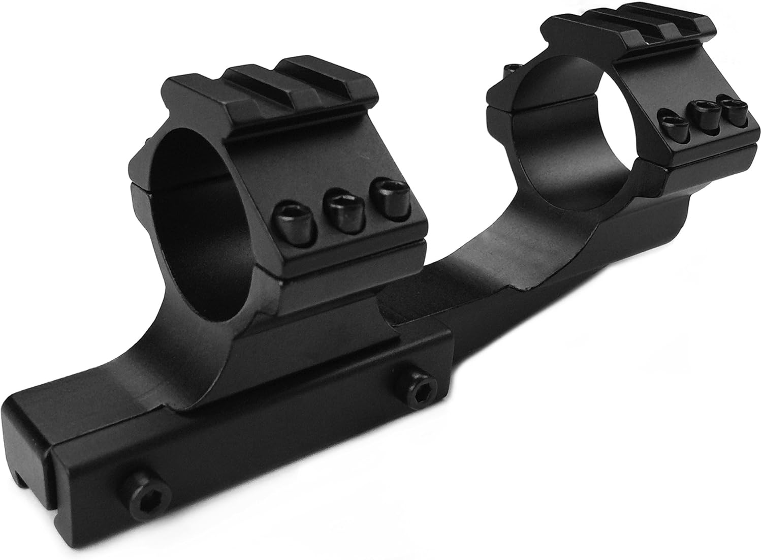 Mizugiwa 1inch / 30mm Cantilever Dovetail Rail Airsoft One Piece Dual Ring Scope Mount : Sports & Outdoors
