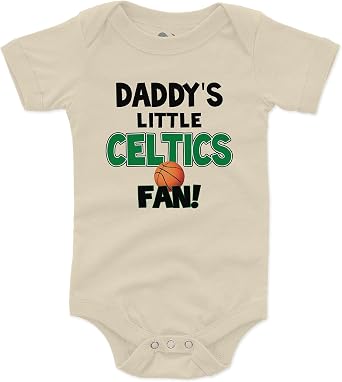 NanyCrafts Babys Daddys Little Celtics Fan Bodysuit