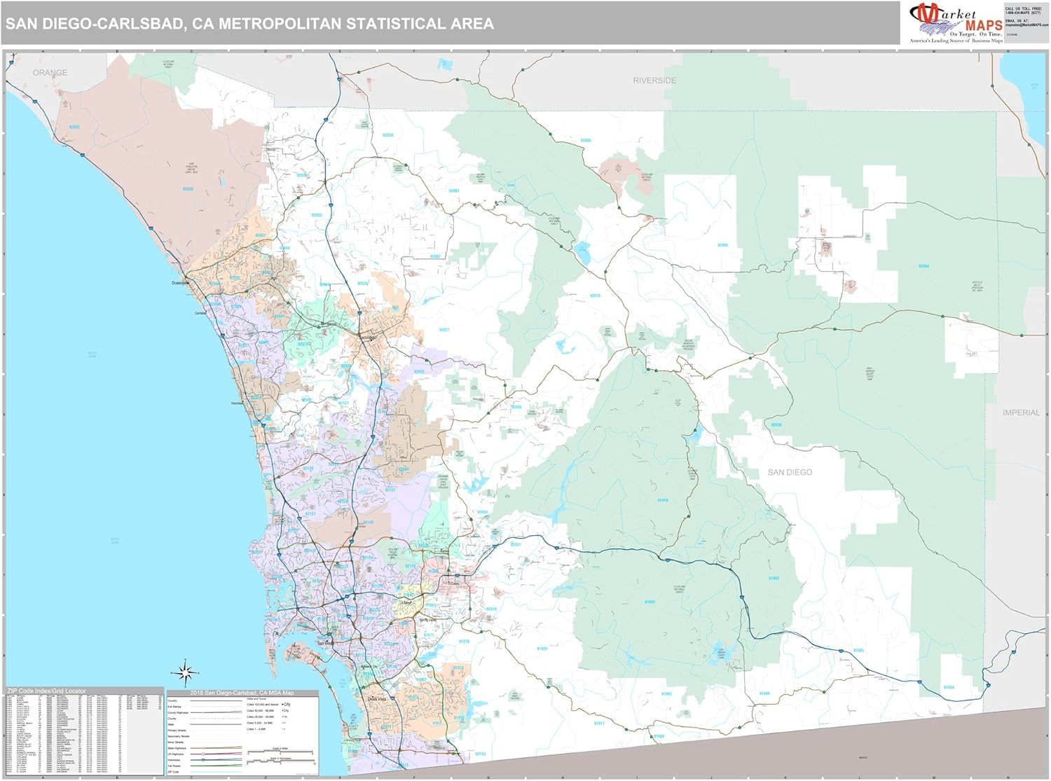Carlsbad zip code map