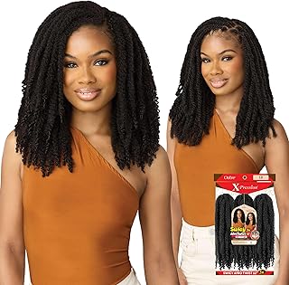Outre X-Pression Twisted Up - Swicy Afro Twist 12" 3X (1 Pack, OFF BLACK 1B)