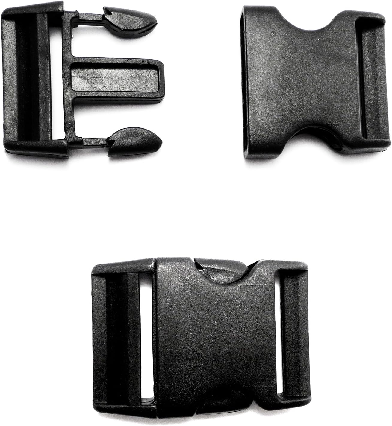 Green Grizzly Side Release Plastic Buckles Clips For Webbing - 10mm 20mm 25mm 40mm 50mm