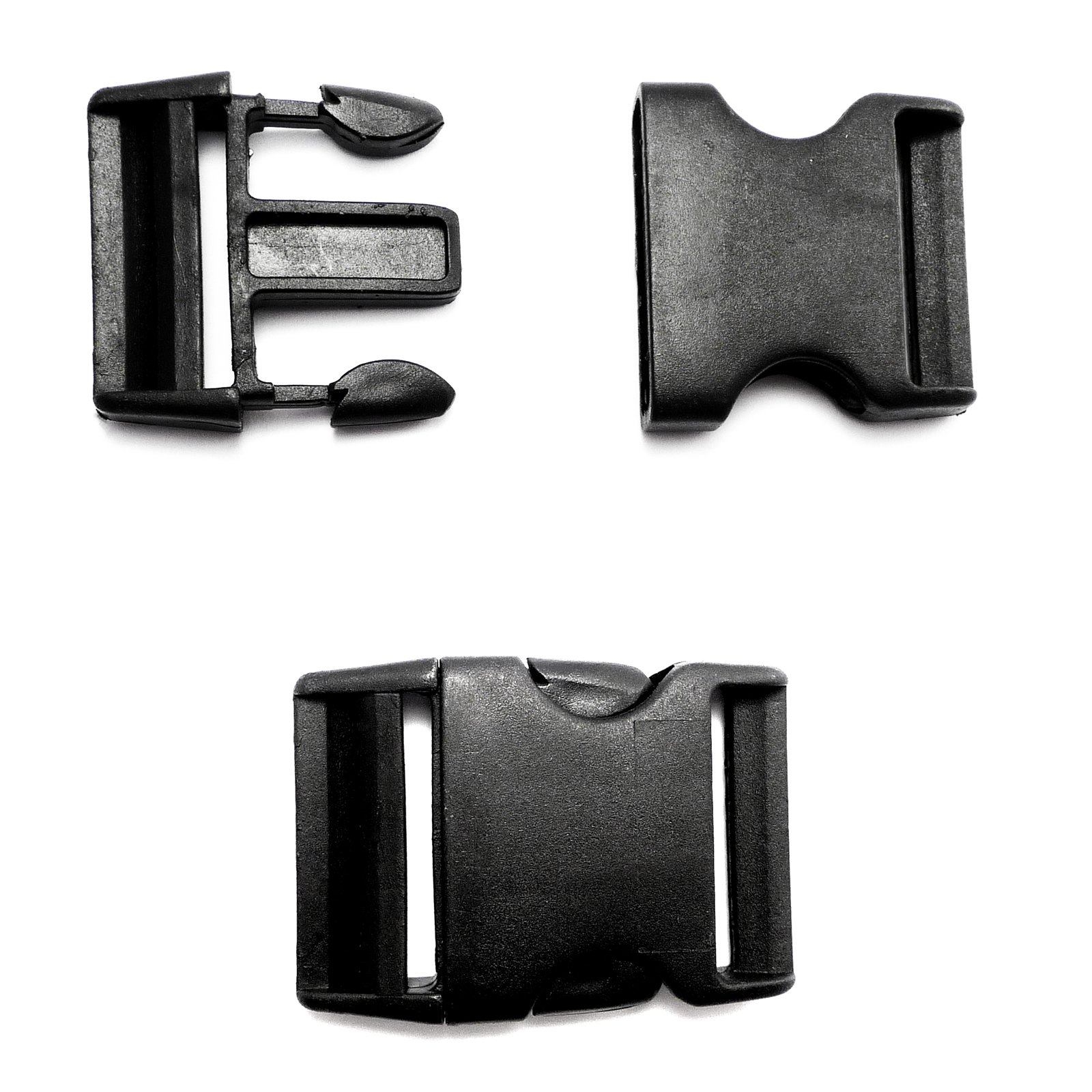 Green Grizzly Side Release Plastic Buckles Clips For Webbing - 10mm 20mm 25mm 40mm 50mm