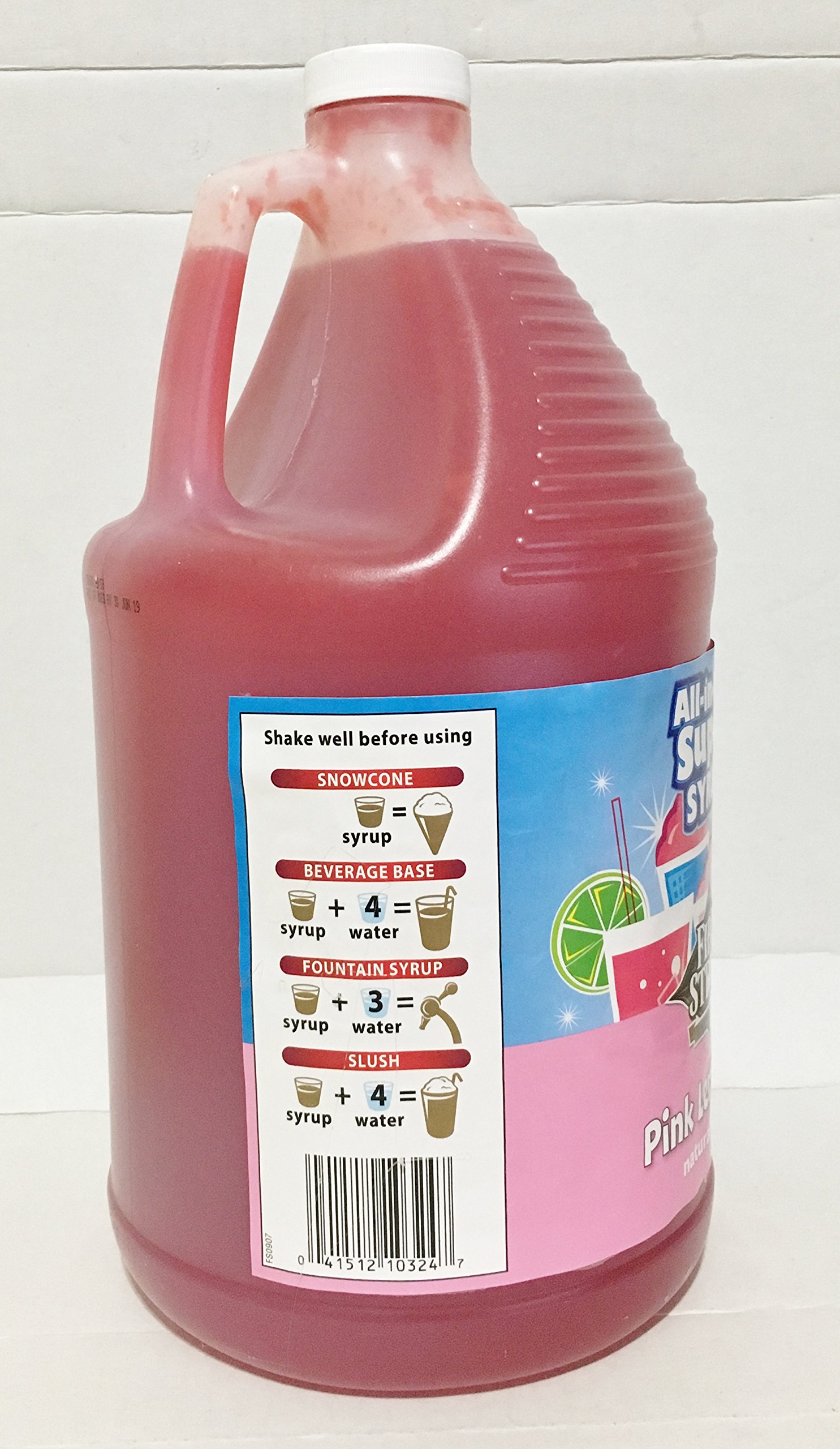 Amazon.com: First Street All In One Super Syrup Pink Lemonade 1