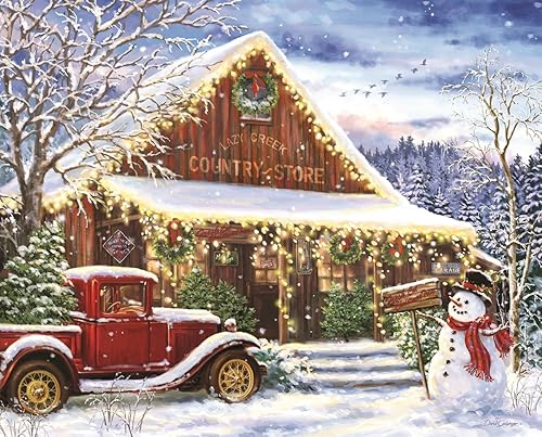 Springbok 's Rompecabezas de 1000 piezas Lazy Creek Country Store - Fabricado en Estados Unidos