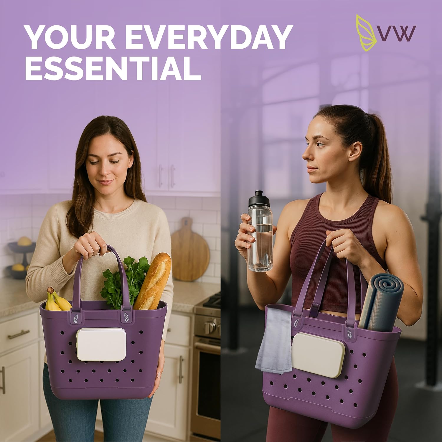 Large Rubber Beach Tote Bag – Waterproof Rubber Tote Bag with Holes for Sand-Free Beach Days, Pool & Travel - Image 7