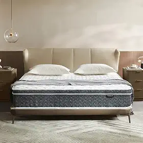 King Colchão híbrido de 30,5 cm King - Espuma viscoelástica e molas espirais de bolso individual | Alívio de pressão | Isolamento de movimento, suporte de borda | Certificado CertiPUR-US |